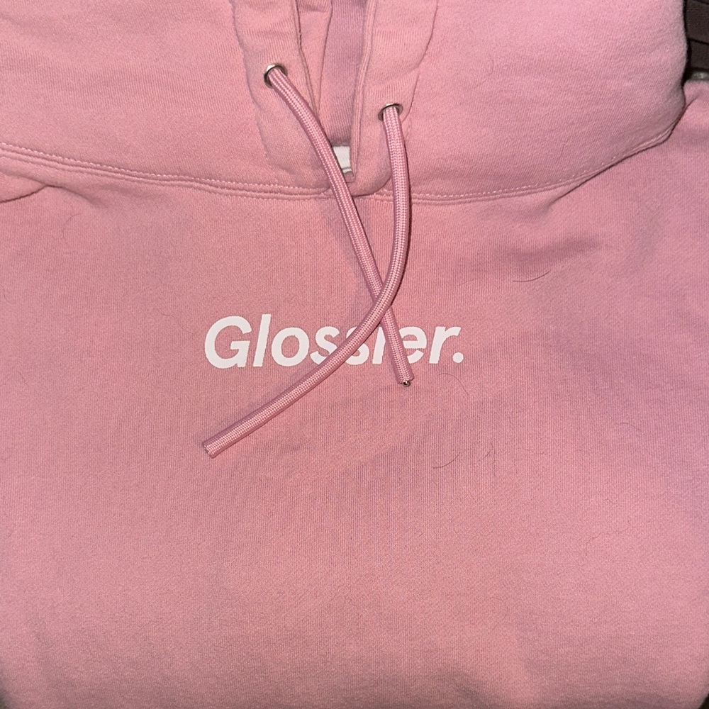 Glossier Blush Pink Sweatshirt
